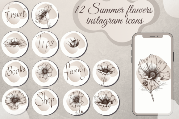 Download Flower Instagram Story Highlight Icons - Premium Resources
