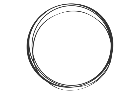 Download Doodle Ring Frame. Scribbled Sketched Li - Premium Resources